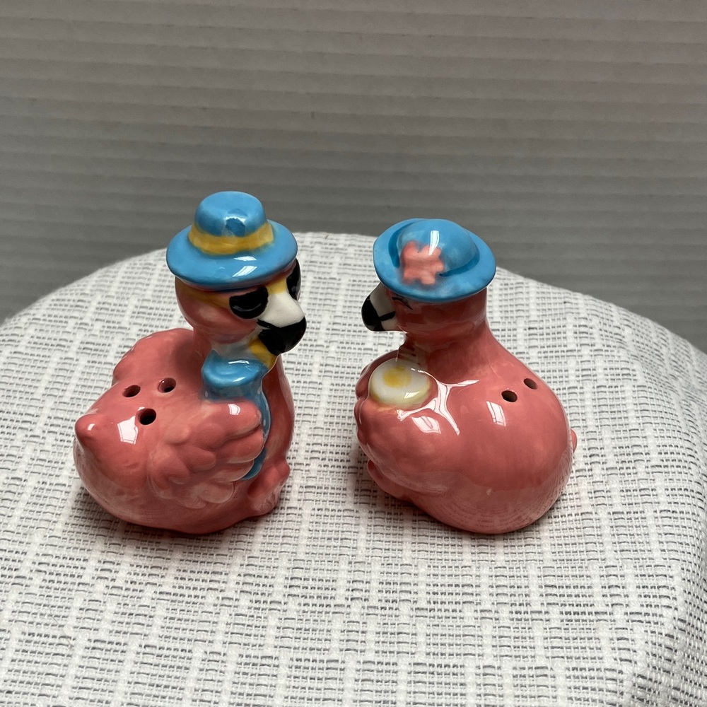 Flamingo Salt and Pepper Shakers